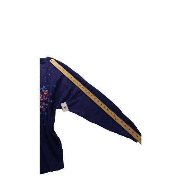 Disneyland Resort Unisex Purple Sparkle Glitter Castle Jersey Pullover Top XS - Picture 7 of 16